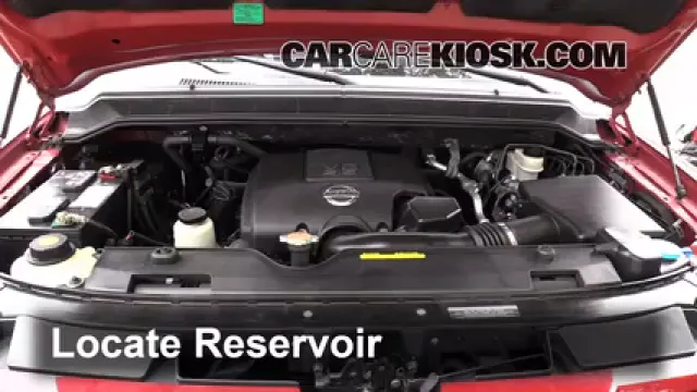 2009 Nissan Armada SE 5.6L V8 FlexFuel Liquide essuie-glace Ajouter du liquide